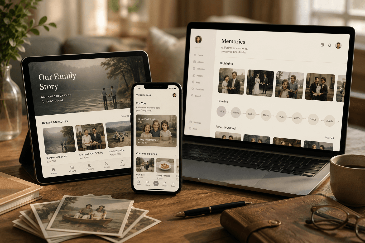Family Memory Apps That Don't Look Like Spreadsheets — Picking a Tool With Real Visual Design
