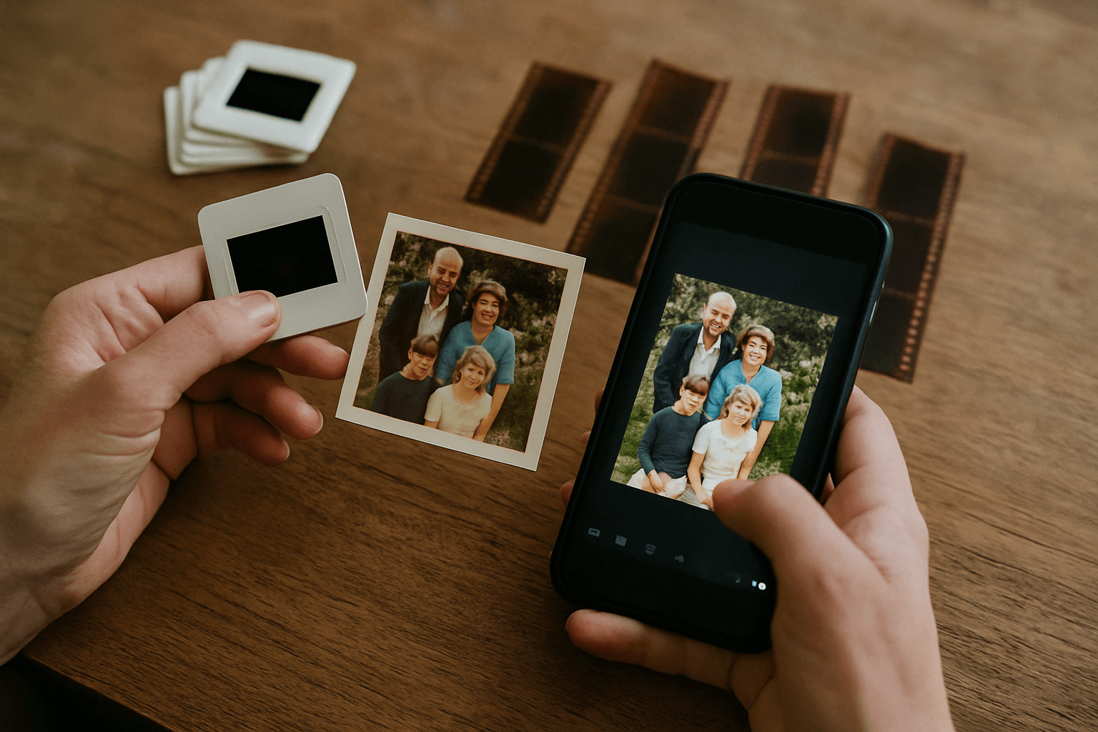 How to Digitize Old Photo Slides and Negatives at Home