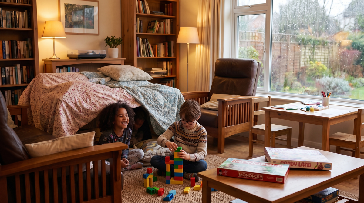 Rainy Day Activities for Kids by Age (No Craft Supplies Needed)