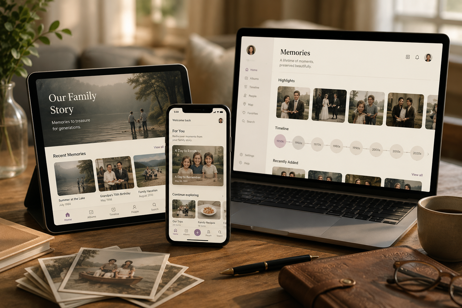 Family Memory Apps That Don't Look Like Spreadsheets — Picking a Tool With Real Visual Design